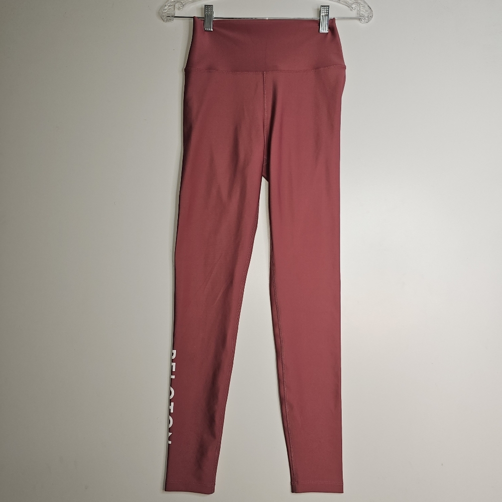 Peloton Rose Pink High-Waist Leggings - Picture 2 of 12